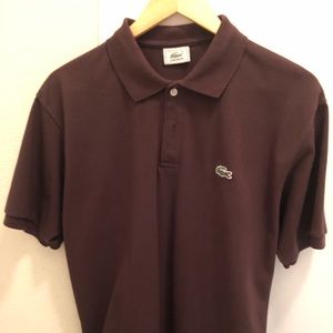 Lacoste short sleeve polo shirt size 7 men’s large